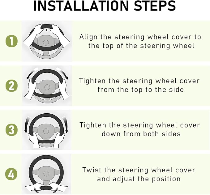 Fluffy Car Steering Wheel Cover, 15 Inches Anti-Slip Round Fuzzy Winter Steering Wheel Protector, Soft Warm Plush Steering Wheel Cover for Women Girls, Car Accessories (Pink, D-Shaped)