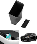 Door Side Storage Box for 2021-2025 Nissan Rogue Accessories Door Organizer Handle Pocket Insert Tray Copilot Armrest Phone Container with Black Mat(Note:Just Fit Copilot Passenger Seat Only)