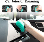 Car Cleaning Gel for Car Detailing Car Cleaning Gel Putty Reusable Keyboard Cleaner Gel Car Putty for Cleaning Dust Universal Cleaning Gel 5 Pack(Green)