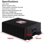 4-Channel Full-Range Amplifier, 80Wx4 Audio Modification Power Amplifier Digital Sound Processor Class A/B for Android Car Player