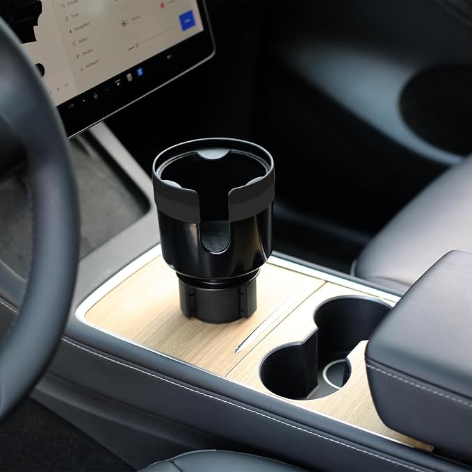 for Car Cup Holder Expander Adapter Adjustable Base Compatible with Yeti 14/24/36/46oz Ramblers, Hydro Flasks 32/40oz for Tesla Cup Holder Extender Cup Holders