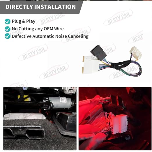 ANC-CH01 Factory ANC (Active Noise Cancelation System) Module Bypass Harness Adapter for Select Chrysler, Jeep, and Ram Vehicles Add Aftermarket Amplifier Subwoofer to Non Factory Amp System
