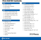 313 Piece Home & Go Emergency First Aid Kit (91081)