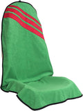 Waterproof Car Towel Seat Covers Front Seats for After Gym Workout,Auto Universal Interior Sweat Towels Cloth Bucket Carseat Cover Protector for Trucks SUV RV Boat Van (Green)