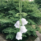 Handmade Knitted Rear View Mirror Pendant Ornament, Cute Car Accessories Aesthetic, Kawaii Car Decor for Home Decorative Pendants