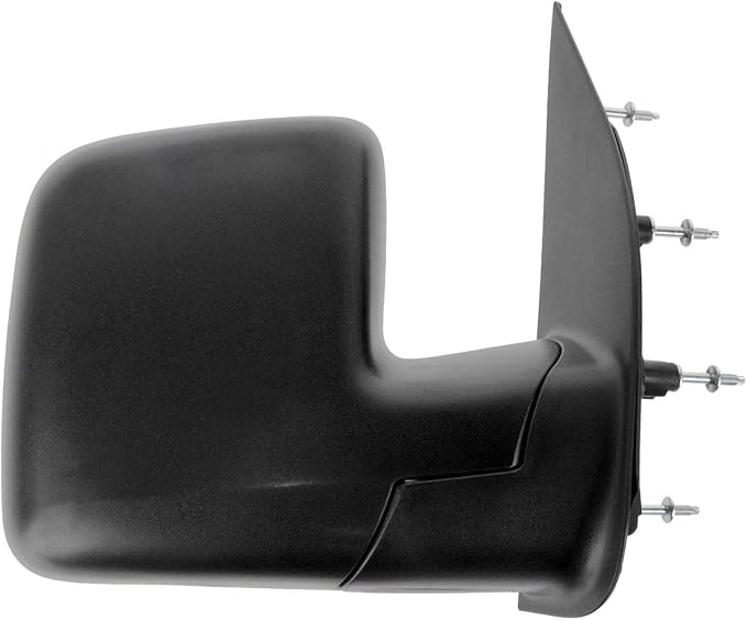 Passenger Side Mirror Assembly Non-Folding Manual Adjustment No Heat Memory Textured Compatible with 2003-2007 Ford E150 E250 E450 2003-2005 Club Wagon 1994-2002 Econoline