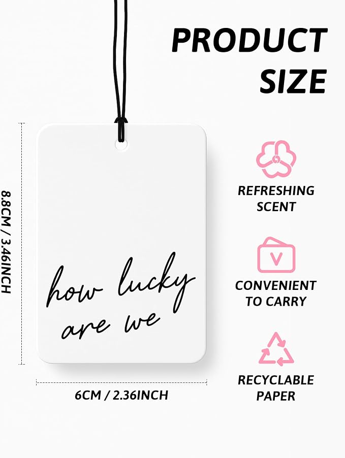Black and White Western Car Air Freshener 4 Pcs, Preppy Cow Skull Cactus Cowgirls Boots Hanging Air Freshener for Cars Closet Drawer Books, Western Car Accessories Mirror Decor for Women Men