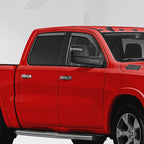Voron Glass in-Channel Extra Durable Rain Guards for Dodge RAM 2500 & 3500 Trucks (New Body Style) 2019–2026 Crew Cab, Window Deflectors, Vent Window Visors, 4-Piece Set – 220010v