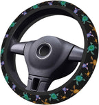 sea Turtle Neoprene Steering Wheel Cover for Men Women Anti-Slip Elastic Steering Wheel Protective Cover 15in Universal Car Accessories Fit Cars, SUVs, Auto