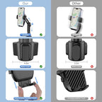 Cup Phone Holders for Your car, Universal Adjustable Base and Long Neck Car Phone Mount Cradle, Cell Phone Holder Car Accessories/Trucks/Golf Cart/Treadmill for iPhone Samsung Google All 4-7 inches