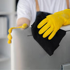 Microfiber Cleaning Cloths (Value Pack of 12) - Size 12 x 12 Inches, Highly Absorbent Cleaning Rags, Lint Free, Reusable and Washable, Microfiber Towels for Cars