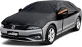 Half Car Cover for Full Size Sedan, Such As Chrysler 300, BMW 7 Series, Lincoln MKZ, Cadillac CTS CT5, Fits Sedan/Coupe 197-208 inchs