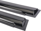 Durable Window Deflector for 2003-2009 Toyota 4 Runner, Original Tape-on Window Visors, Vent Deflector, rain Guards for Cars, Dark Smoke, 4 PCS WV94924