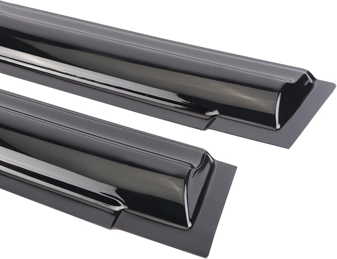 Durable Window Deflector for 2003-2009 Toyota 4 Runner, Original Tape-on Window Visors, Vent Deflector, rain Guards for Cars, Dark Smoke, 4 PCS WV94924