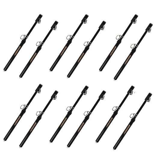 Dual Head Tire Pressure Gauge, Heavy Duty Pencil Tire Gauge Range 10-150PSI,Dual Head Truck Pen Air Pressure Gauge (Pack of 12)…