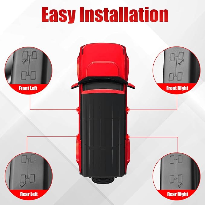 Door Handle Storage Organizer Compatible with 2021-2026 Ford Bronco, Front and Rear Door Grab Handle Pockets Box Insert Tray Interior Accessories