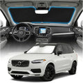 for Volvo XC90 Windshield Sun Shade Cover - Custom Fit XC-90 Accessories 2016-2025 2026 Sunshade Foldable UV Protection & Heat Shield Sun Visor Accessories