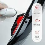 4 PCS Car Door Edge Guard Stickers, Reflective Car Door Edge Protector, Anti-Scratch & Anti-Collision Side Doors Warning Guard Strips, Auto Body Self Adhesive Strips for SUV Truck (Red)