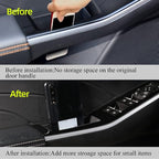 Front/Rear Row Door Side Storage Box Compatible with Ford Escape 2020 2021 2022 2023 2024 2025 Armrest Phone Container Door Organizer Handle Pocket ABS Tray Insert Glove Pallet