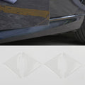 4 Pcs Car Door Edge Guards Door Anti-Collision Strip Anti-Rub Trim Clear Accessories Door Corner Bumper Protector Anti-Scratch Universal for All Cars SUV (V-White Clear)