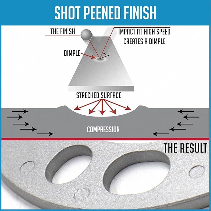 2 Pcs Die Cast Wheel Spacers 12mm 1/2" Thick Fits Bolt Patterns 8x6.50 8x165.1mm 8x170mm 8x180mm Chevy Siverado 2500 3500 ｜ Ford F250 F350 ｜ Ram 2500 3500 - Not Hub Centric