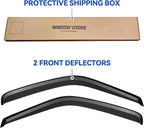 Window Visors Rain Guards Shield for 1996-2025 Chevy Express Van/GMC Savana, Out-Channel Window Vent Wind Deflectors Visors Shades