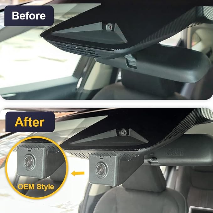 4K Dash Cam Suitable for Lexus NX 2022-2026 & NX Hybrid NX350 250 350h 450h, OEM Factory Look, 2160P UHD Video, Built-in WiFi & APP, Loop Recording, Gravity Sensor, Plug & Play, 64GB Card
