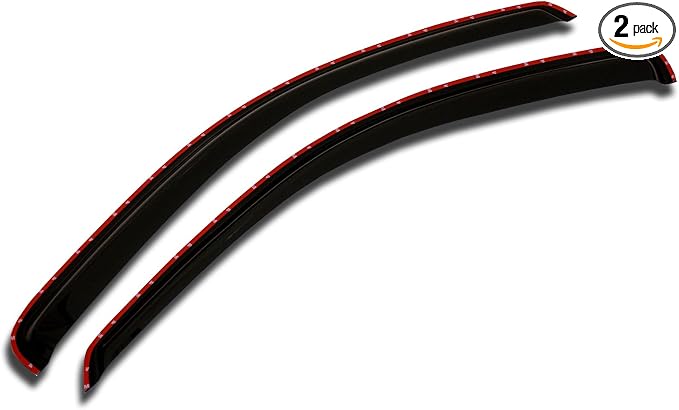 in-Channel Window Vent Visors Rain Guards Compatible with Honda Civic Coupe 2006-2011 | Side Window Wind Deflectors Rain Shields | Smoke Tinted, 2 Pcs Set, DGWV-223i