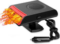 Car Heater, 2-in-1 Car Defroster with 360° Rotation for Instant Windshield Defogging Demisting, Fast Heating & Cooling Fan for All 12V Vehicles, Trucks, RV