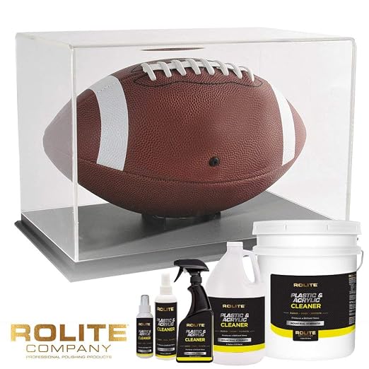 Rolite Plastic & Acrylic Cleaner, 4 fl. oz., High Shine Protectant & Polish for Nonporous Surfaces, Streak-Free Formula for Windshields, Windows, Headlights, Automotive Detailing