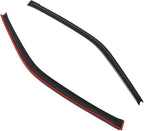 Outside Mount Window Vent Visors Rain Guards Compatible with Hond Hond CR-X Coupe 1988-1991 | Side Window Wind Deflectors Rain Shields | Black Tinted, 2 Pcs Set, BGWV-561