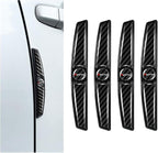 4PCS Carbon Fiber Car Door Protector Edge Guards,Thicker Door Guard for Cars Provides Impact and Anti-Scratch Protection,Universal Self-Adhesive Doors Protectors for Vehicles (Sport)