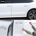Car Door Protector Edge Guards, Universal Rubber Seal U Shape Car Door Protection, Aluminum Boat Edge Trim Guards No Glue Required, Exterior Accessories Fit for Most Cars, Sedans, SUV (White/10FT)