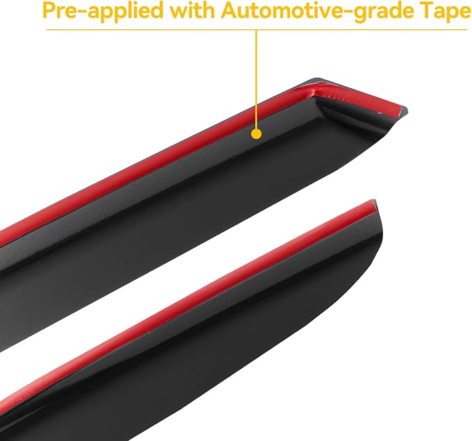 Window Rain Guards Visors Shield for 2020-2025 Ford Explorer, Out-Channel Window Vent Wind Shades Deflectors for 20 21 22 23 24 25 Explorer