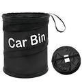GiftNest Car Trash Can for Back Seat 1-Second Pop Up Foldable Leakproof 1 Gallon Car Garbage Bin with Hook and Loop Strap Waterproof Liner Car Garbage Bag Fits Cars, Home, Office