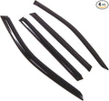 Outside Mount Window Vent Visors Rain Guards Compatible with BMW 525i 528i 540i Wagon 1999-2003 | Side Window Wind Deflectors Rain Shields | Smoke Tinted, 4 Pcs Set, DGWV-674
