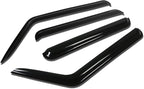 Replacement for Jeep Commander XK 4pcs Tape-On Window Visor Deflector Rain Guard
