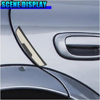 Craedli 4PCS Car Door Edge Guards Protector, Anti-Scratch Car Door Self Adhesive Anti-Collision Trim Strip Auto Side Door Protector, Universal Auto Body Bumper Guard for Cars SUV Truck (White&Grey)