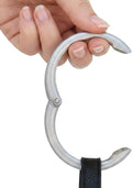 Bag Hanger Collection, The Ring that Opens into a Hook, Auto Closes | Holds 15 kg, Needs only 10mm to Hang a Hand Bag, Easy to Use with One Hand, The Instant Bag Hanger, 3 yr Warranty