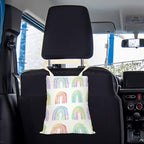 Car Trash Bag Car Garbage Bag Hanging Cars Trash Can, Waterproof Cars Back Seat Organizer for Vehicle Travelling Campingg Boho Rainbow Decor Party Favors