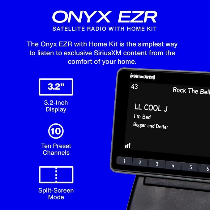 Onyx EZR Satellite Radio with Home Kit (SXEZR1H1)