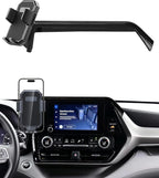 Car Phone Mount for 2020-2026 Toyota Highlander 8-inch Screen Accessories | L/LE/Hybrid XLE/Nightshade Auto Lock Car Phone Holder 360° Rotation Hands-Free Cradles Not Affect Vent (Not fit 12.3 '')