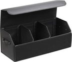Leather Car Trunk Organizer,Durable Collapsible Adjustable Compartments Cargo Storage,Extra Large Capacity,AK-151