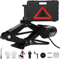 Electric Scissor Car Jack Kit 3 Ton 12V Portable Auto Car Lift with 17.7 Inch Range for SUV Sedan Floor Jack for Tire Change Roadside Emergency