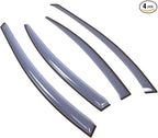 Car Window Rain Guard | Outside Mount Visors Auto Side Window Deflectors | Windows Visor Rain Shields Compatible with 1998-2004 Dodge Intrepid | 4 Pcs Set, LGWV2-120, Light Tinted