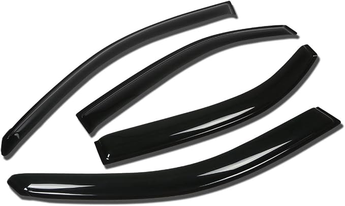 Replacement for Sonata EF Y4 4DR 4pcs Tape-On Window Visor Deflector Rain Guard