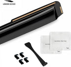 Voron Glass in-Channel Extra Durable Rain Guards for Toyota Tundra 2022-2026 CrewMax, Window Deflectors, Vent Window Visors, 4 Pieces - 200814