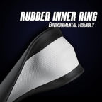 Nappa Premium Leather car Steering Wheel Cover, Non-Slip, Breathable, Universal 15 inches,Black and red Blue line