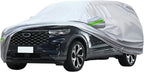 16-Layer Waterproof All-Weather SUV Car Cover Heavy Duty Full Exterior Protection Universally Fit fit Ford Explorer Toyota Highlander Kia Telluride Palisade Pilot Dodge Durango GMC Acadia etc