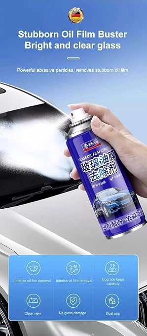 Anti Fog & Rain Repellent Spray for Car Windshield Glass Water Repellent Defogger Waterproof Fogging for Automotive Windows Mirrors Glasses, Dust Remover